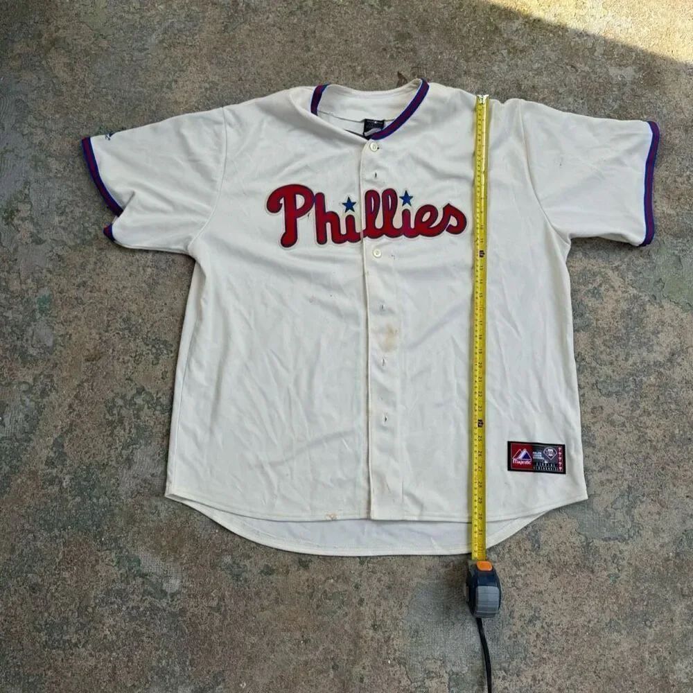 MLB Philadelphia Phillies Mike Pence #3 Y2K Jersey